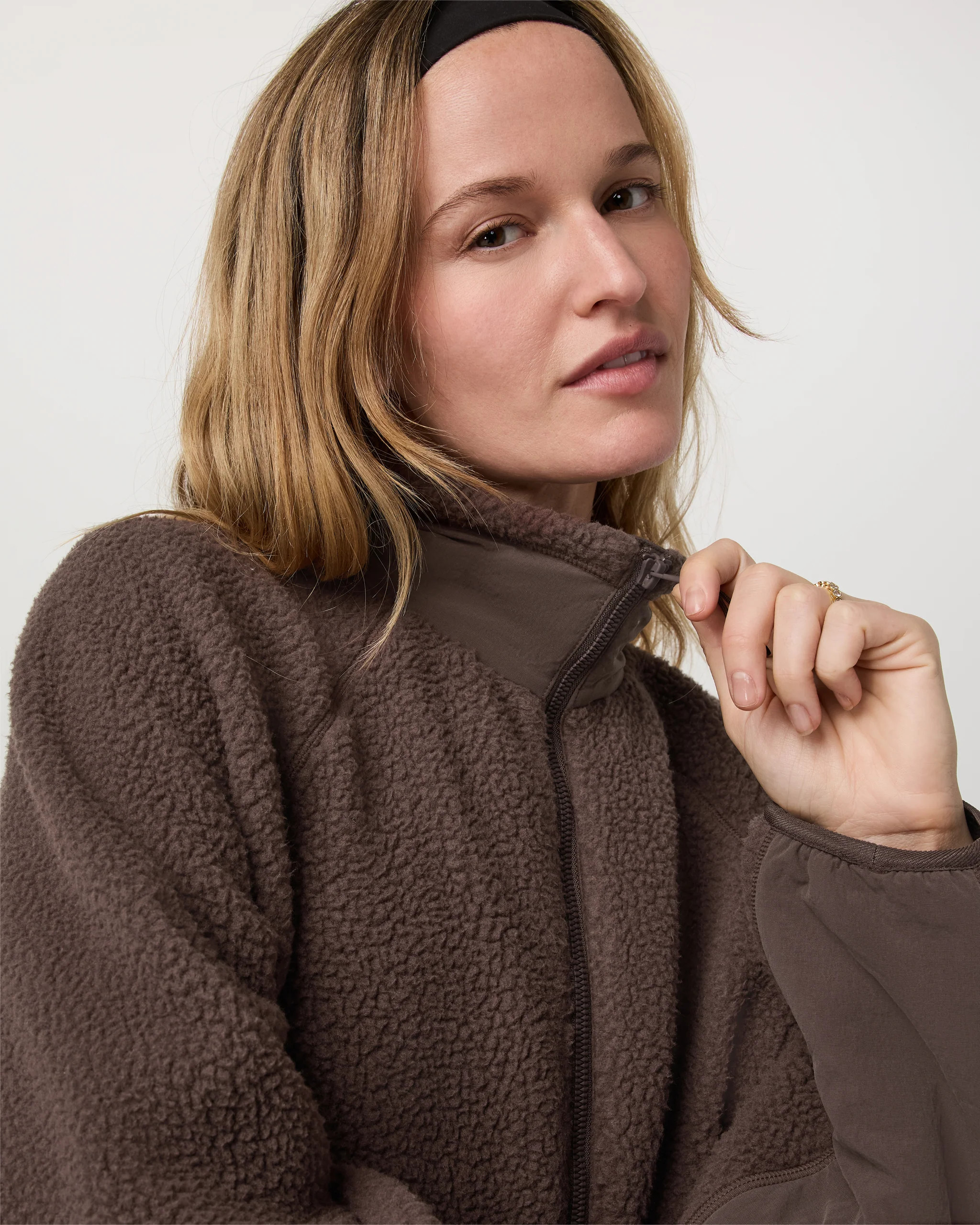 Alpine Jacket | Women's Cozy Fleece Jacket in Java | Vuori | Vuori Clothing (US & Canada)
