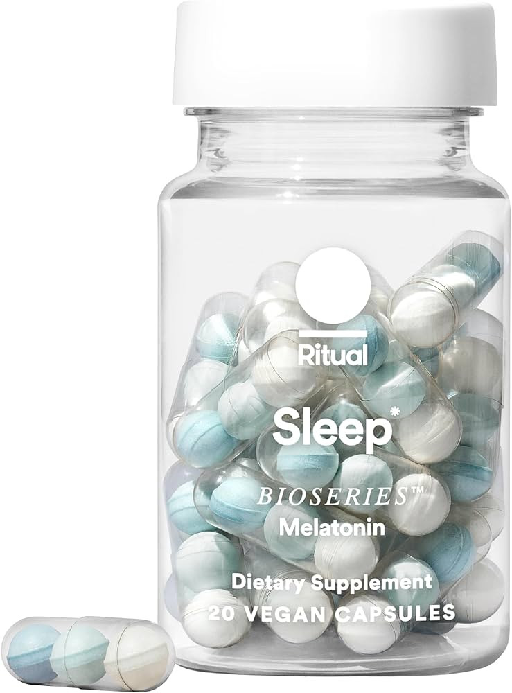 Ritual Sleep BioSeries™ Melatonin: Sleep Aid for Adults, Sleep Supplement with Time Released Ca... | Amazon (US)