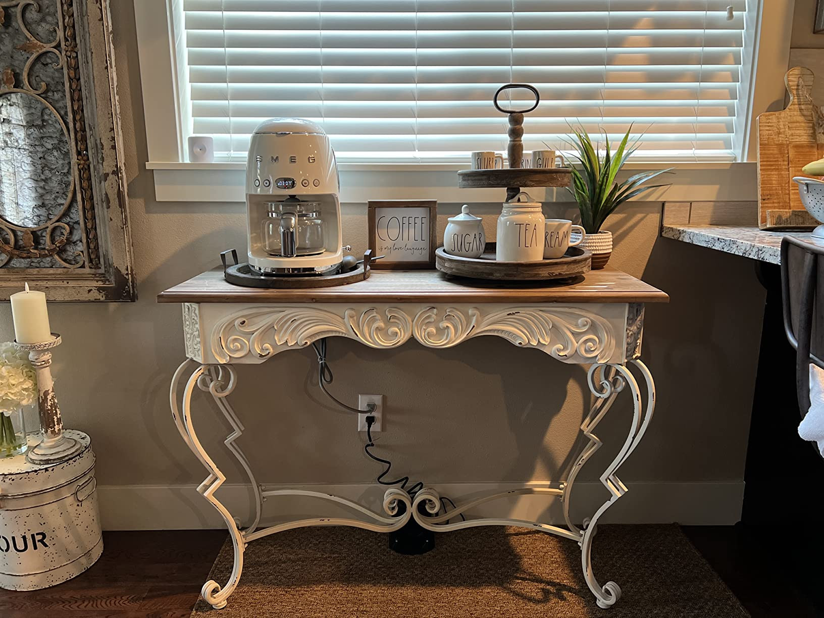 Smeg DCF02CRUK Drip Coffee Machine, Auto-Start Mode, Reuseable Filter, Digital Display, Anti-Drip... | Amazon (US)