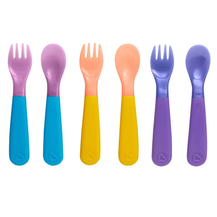 Munchkin ColorReveal Color Changing Toddler Forks and Spoons - 6pk | Target