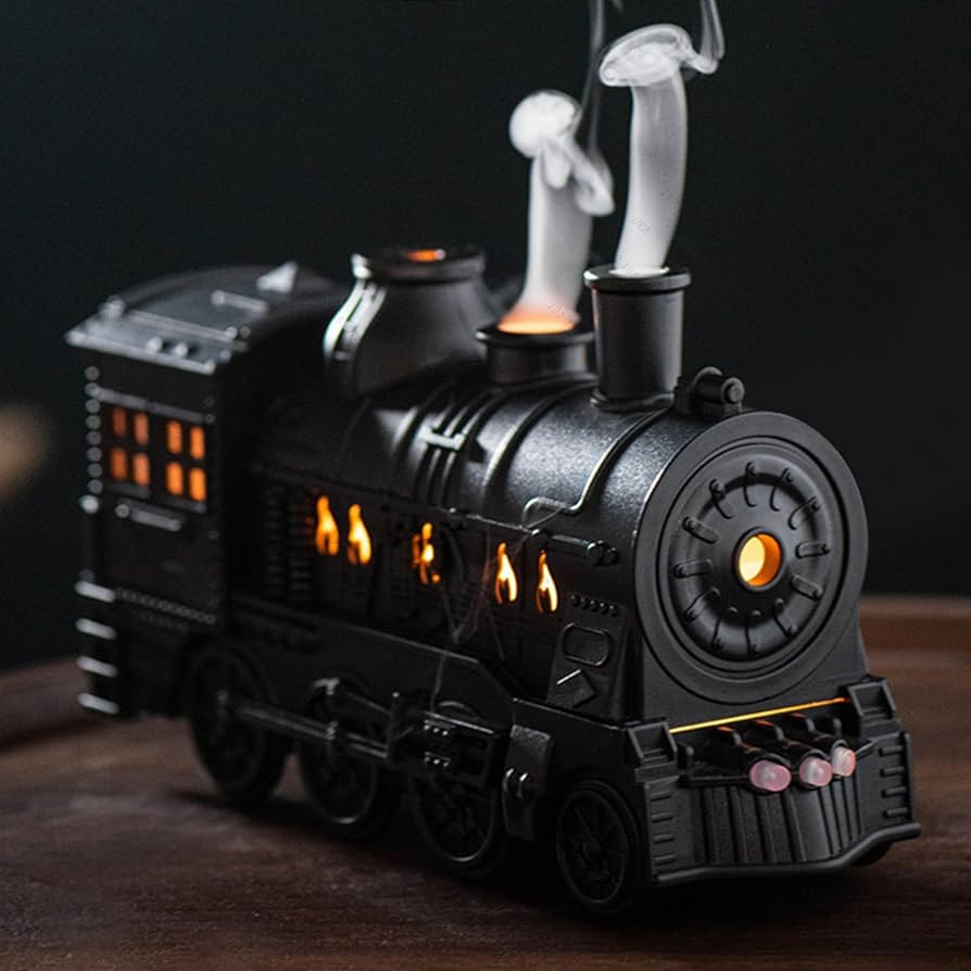Christmas Train Diffusers for Essential Oils with Remote Control, 300ml Vintage Aroma Air Steam T... | Amazon (US)