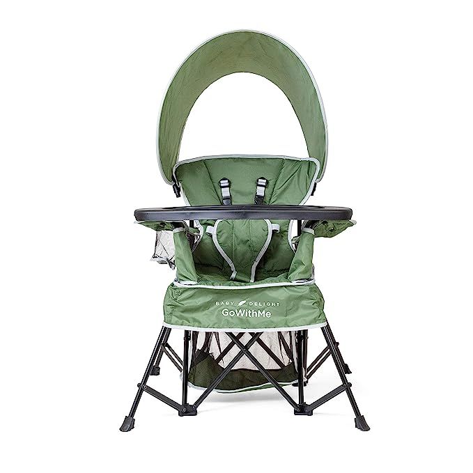 Baby Delight Go with Me Venture Chair|Indoor/Outdoor Portable Chair with Sun Canopy|Moss Bud Green|3 | Amazon (US)