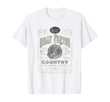 Dolly Parton Whiskey Label T-Shirt | Amazon (US)