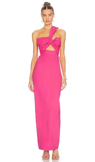 Violet Dress | Hot Pink Dress | Pink Maxi Dress | Pink Gown | Pink Wedding Guest Dress | Revolve Clothing (Global)