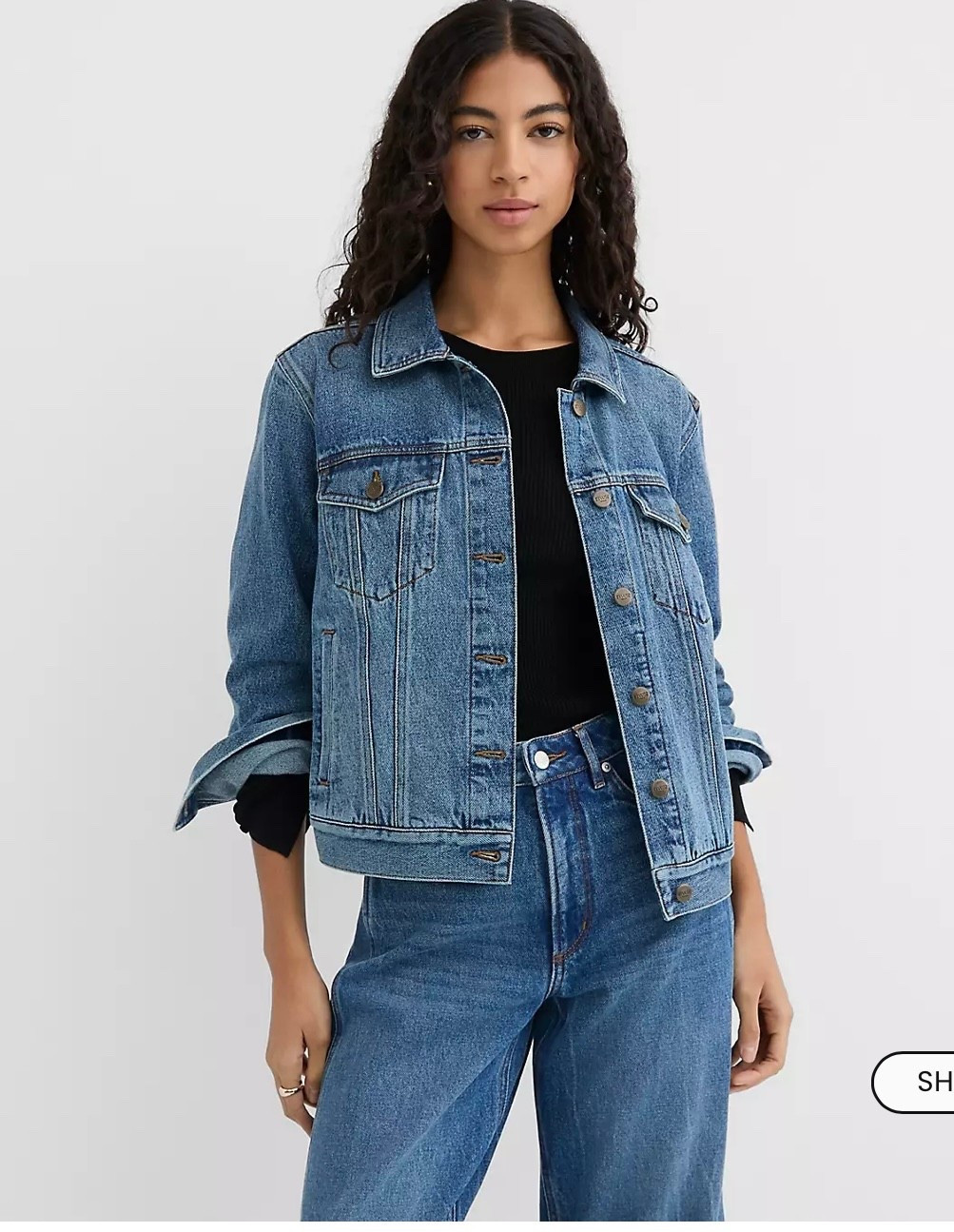 I wear my denim jacket so much, as a layer in the winter and on repeat all spring 🌸