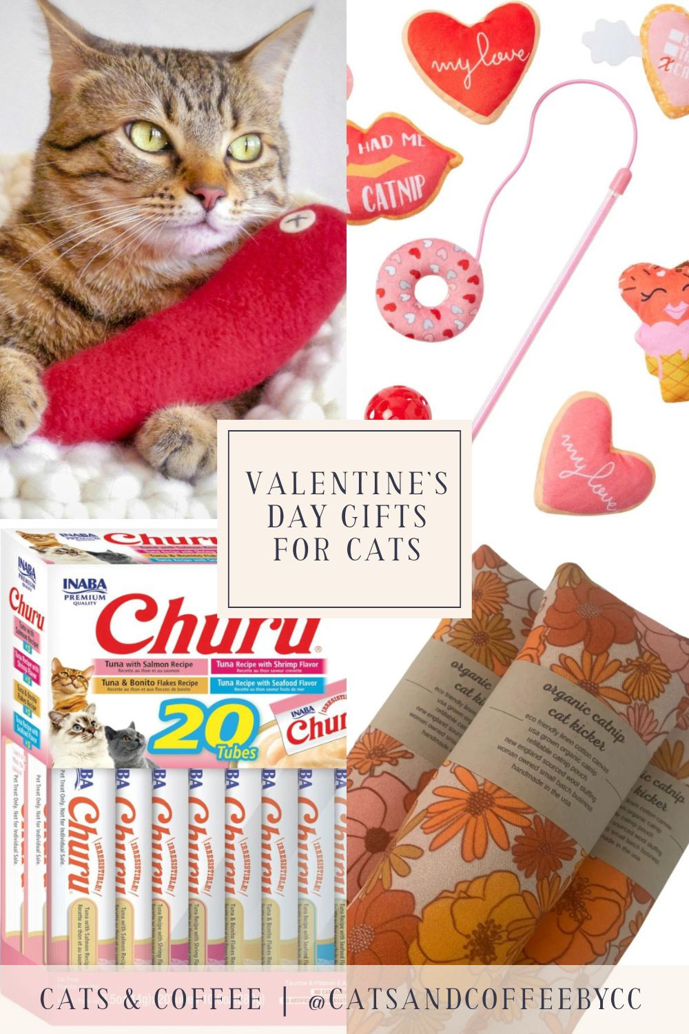 Valentine's Day gifts that double as cat enrichment! These 5 products include interactive catnip toys, kicker toys for bunny kicks, and Churu lickable treats. Keep your indoor cat entertained and happy. Great for boredom busters and bonding time! 

 #LTKValentine #LTKstorytime #LTKSeasonal