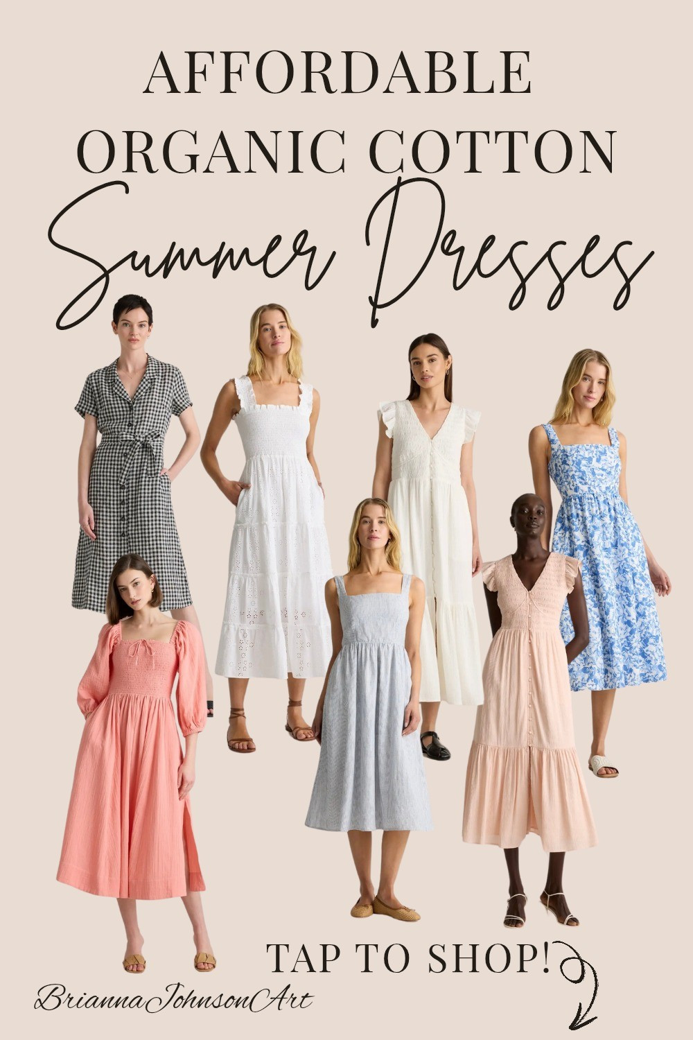 Rounded up my favorite organic cotton and linen dresses for the season! These are perfect for warm weather and made with soft, breathable fabrics. I love how easy they are to dress up or dress down! 

#LTKSeasonal #LTKFindsUnder100 #LTKStyleTip
