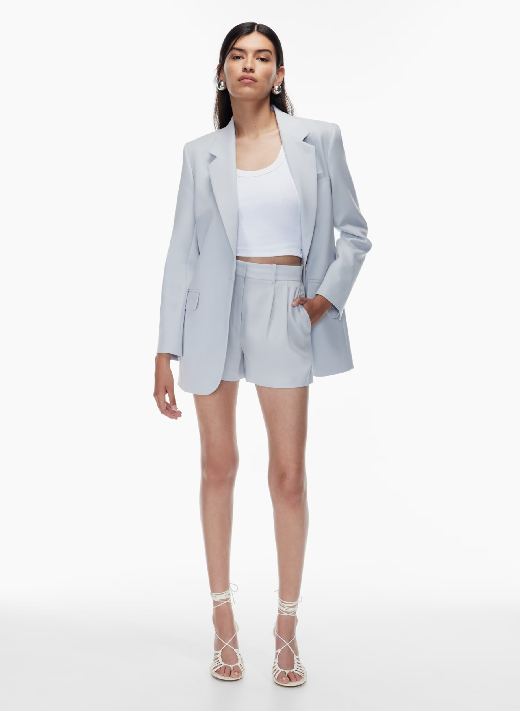 PLEATED MINI SHORT | Aritzia