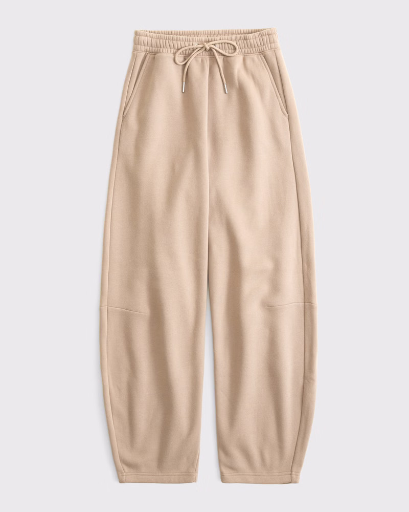 High Rise Sunday Barrel Sweatpant | Abercrombie & Fitch (US)