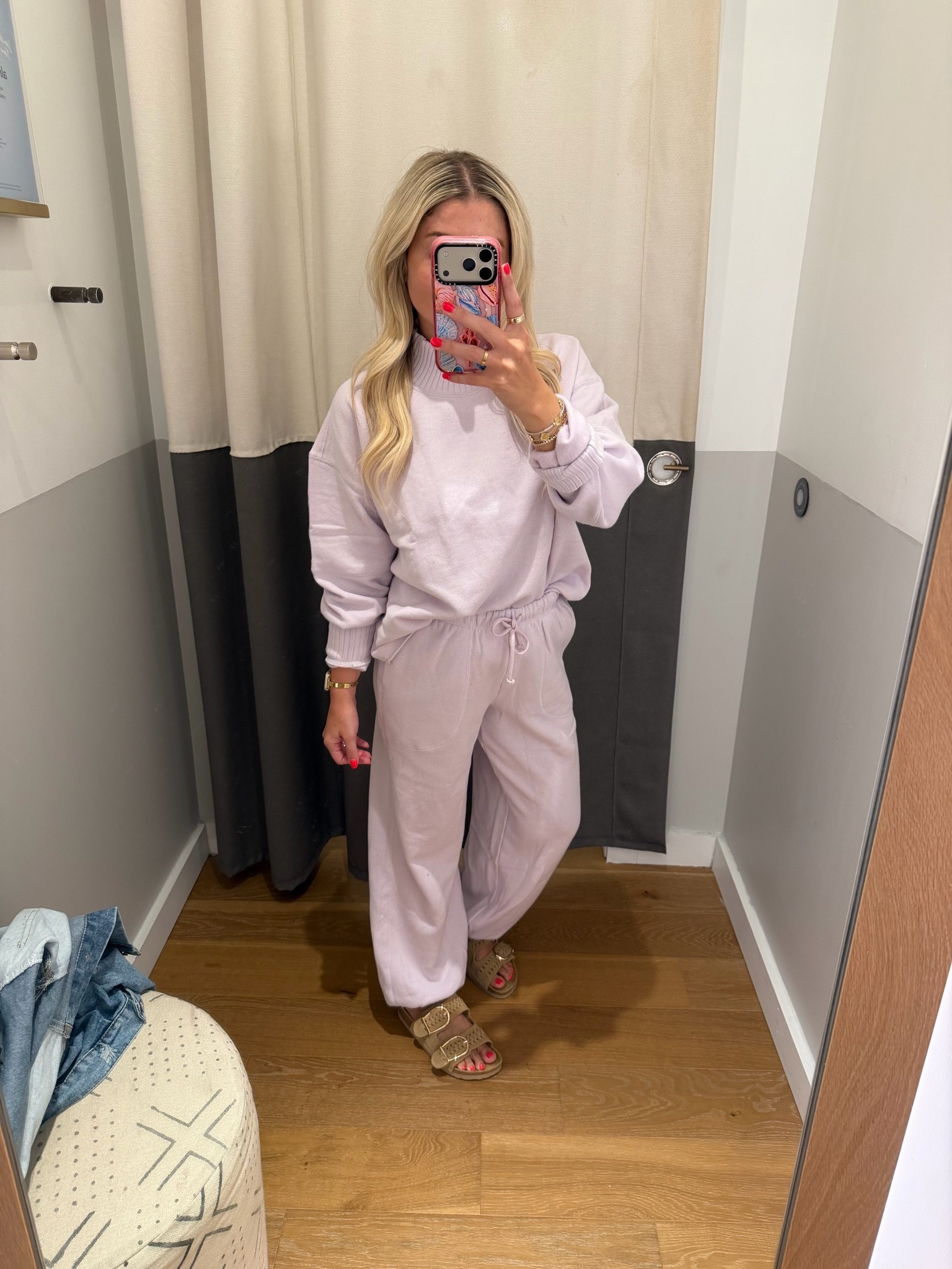 New @Aerie matching set 
Size xs
Sandals tts
Fall outfit

#LTKSaleAlert