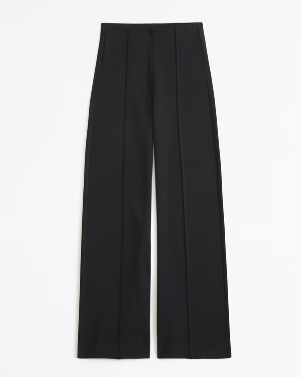 Contour Stretch Wide Leg Pant | Abercrombie & Fitch (US)