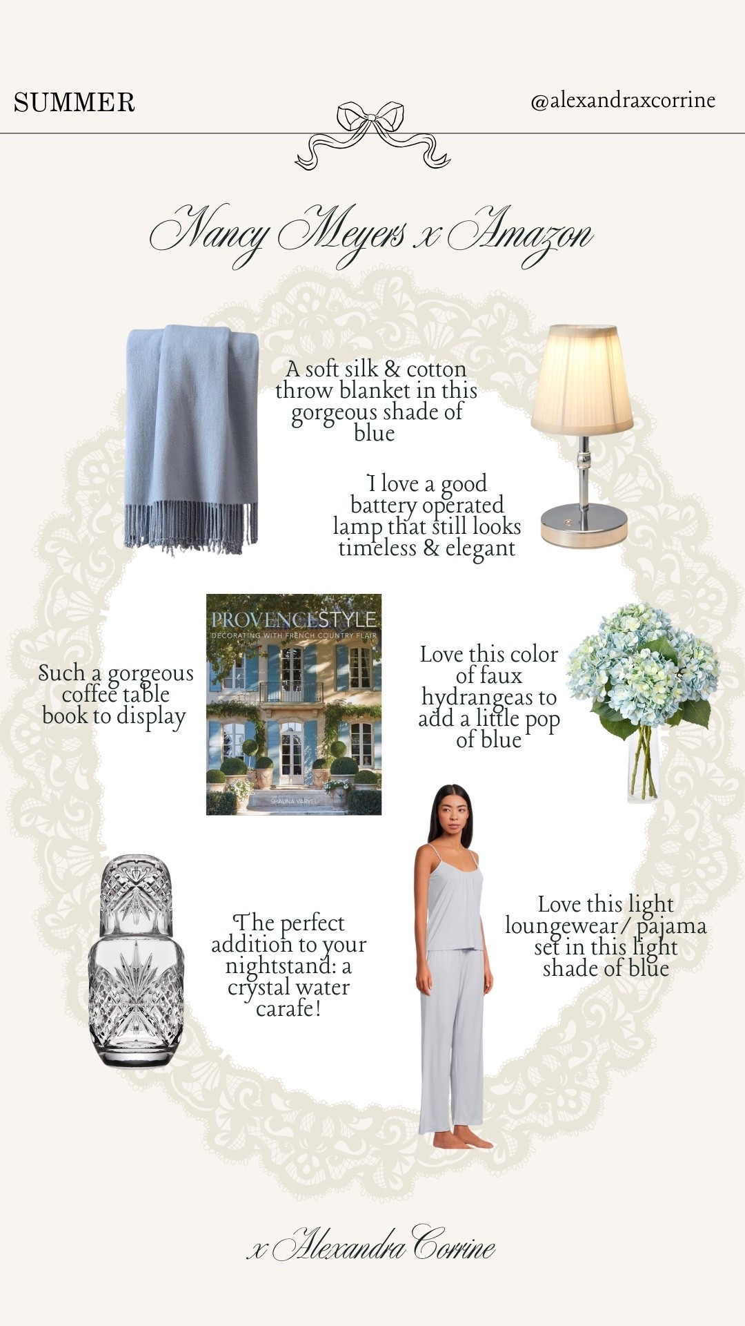 Nancy Meyers aesthetic all from Amazon 🫐🤍🧺

Amazon home, Amazon home decor finds, Nancy Meyers decor, blue home decor, summer home finds, Ralph Lauren aesthetic

#LTKSeasonal #LTKHome