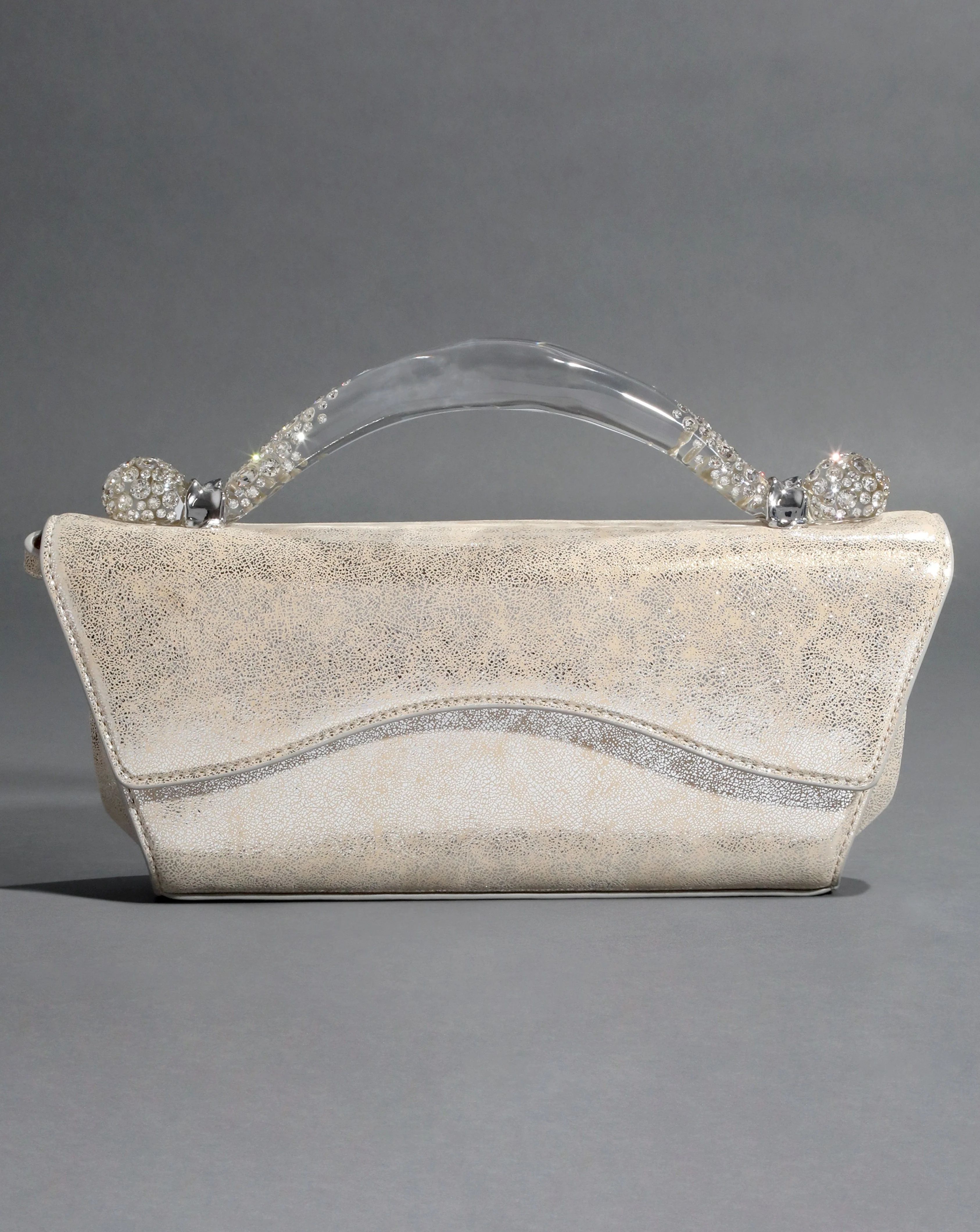 Opalescent Pearl Candy Box Lucite Handle Handbag | Alexis Bittar | Alexis Bittar