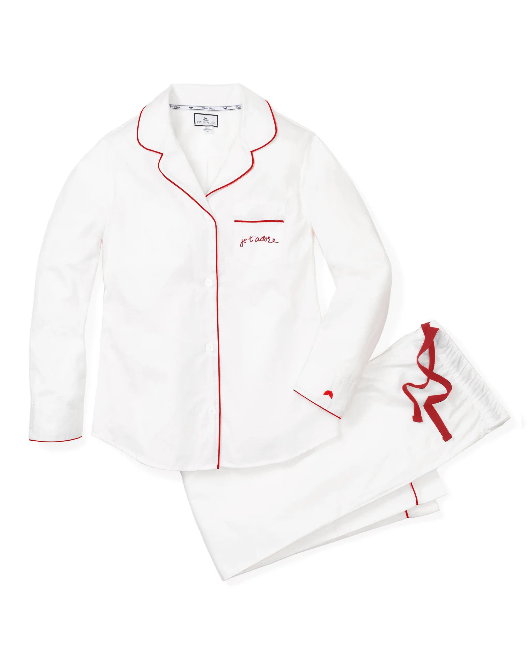 Women's Maisonette Exclusive Je t'adore Valentines Pajama Set | Petite Plume