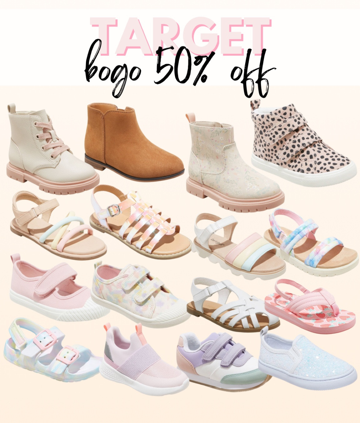 Toddler shoes BOGO 50% off from target 

#LTKshoecrush #LTKBacktoSchool #LTKkids