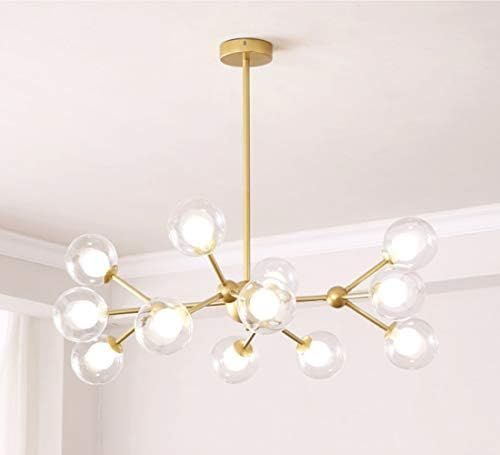 Dellemade XD00940 Sputnik Chandelier for Bedroom, Globe Ceiling Light for Living Room, 12 Lights,G9  | Amazon (US)