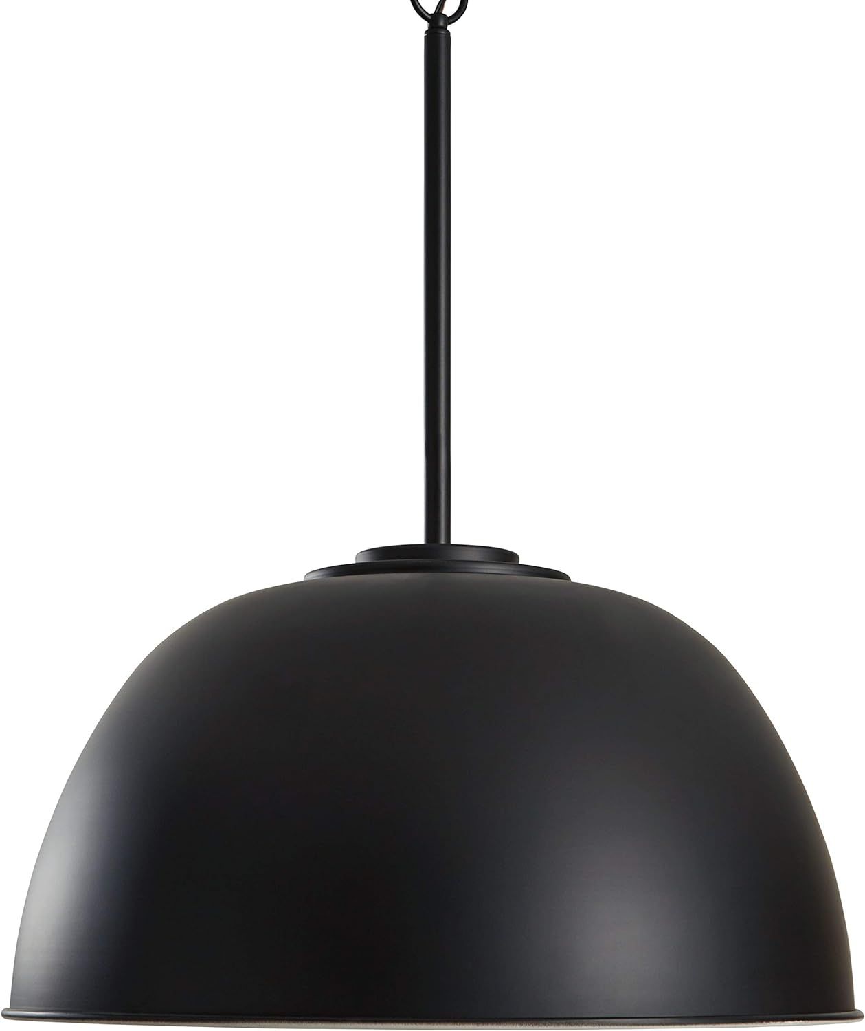 Amazon Brand – Stone & Beam Vintage Large Format Pendant Light with Bulb, 26"H, Black | Amazon (US)