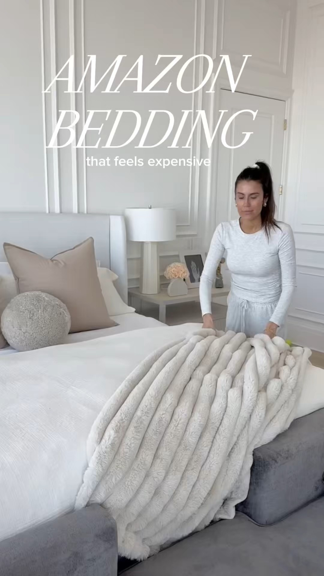 @amazon @amazonhome bedding that looks expensive - so cozy 🤍

#LTKFindsUnder50 #LTKselfcare #LTKHome