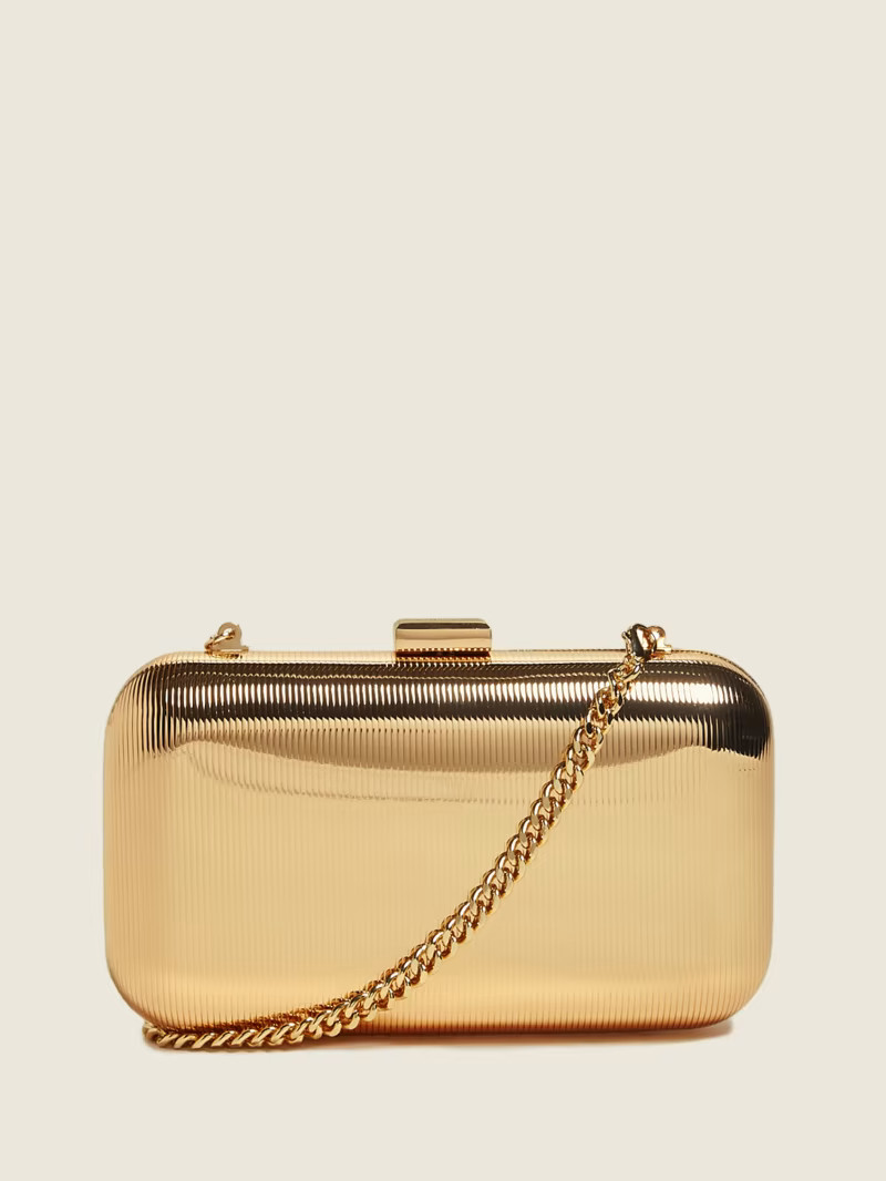 Gold-Tone Metal Clutch | Guess (US)