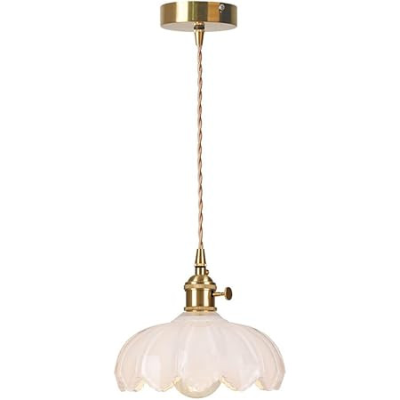 AOODU Modern Brass Semi Flush Ceiling Light Industrial Glass Close to Ceiling Light Fixture with ... | Amazon (US)