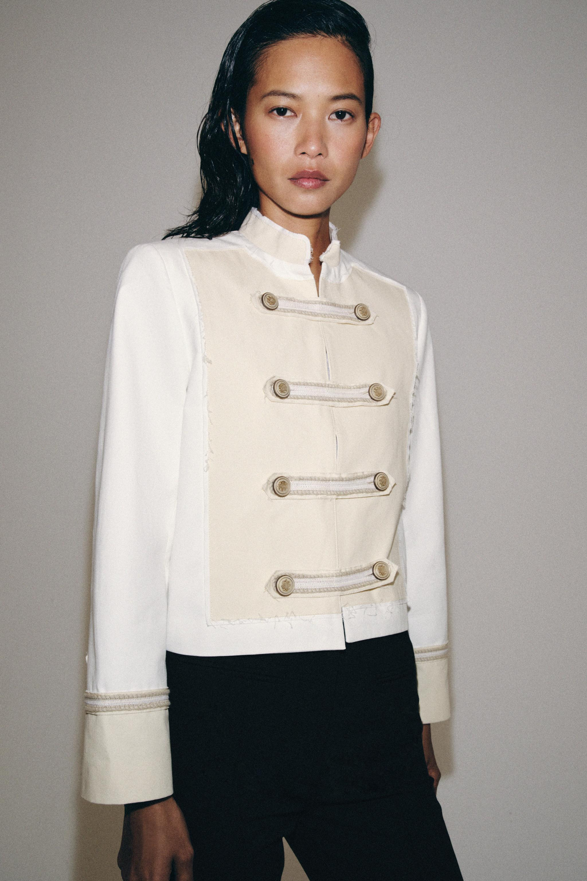 ZW COLLECTION FIREMAN CLASP JACKET | Zara US