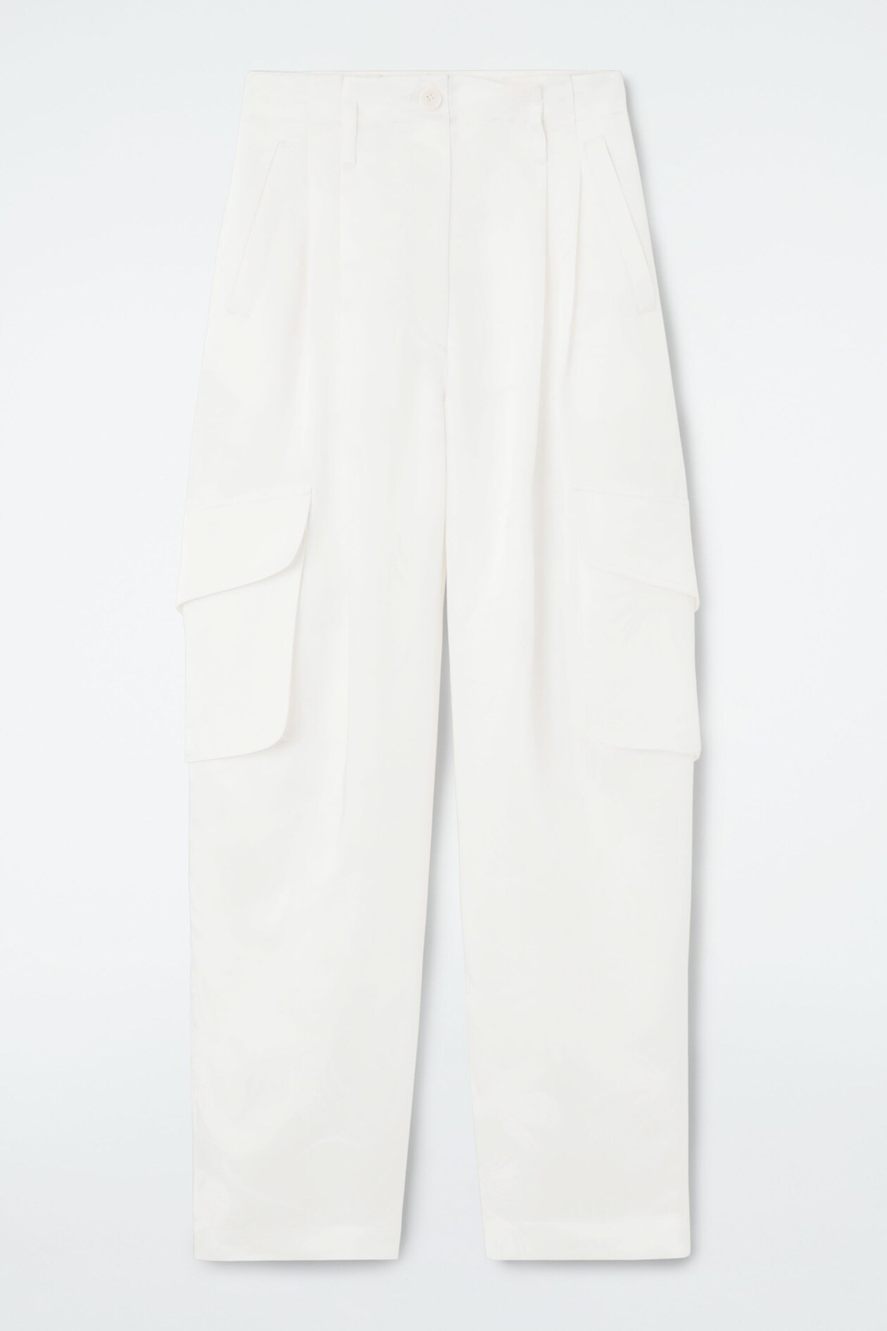 FLORAL JACQUARD UTILITY PANTS - WHITE | COS (EU)