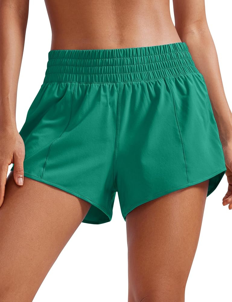 CRZ YOGA High Waisted Running Shorts for Women 2.5" - Mesh Liner Quick Dry for Workout Sport Athl... | Amazon (US)