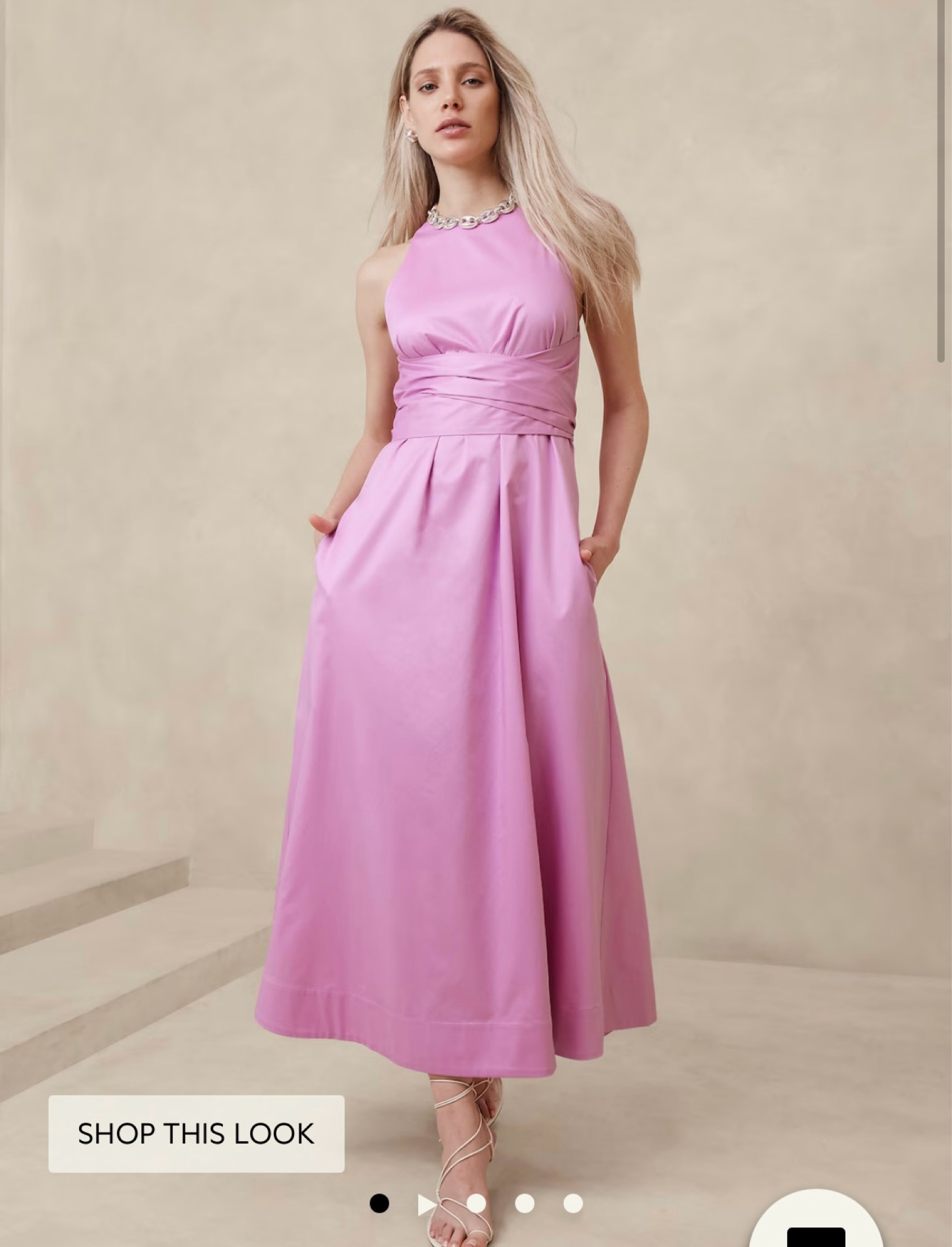 Cool Summer lilac pink dress 😍