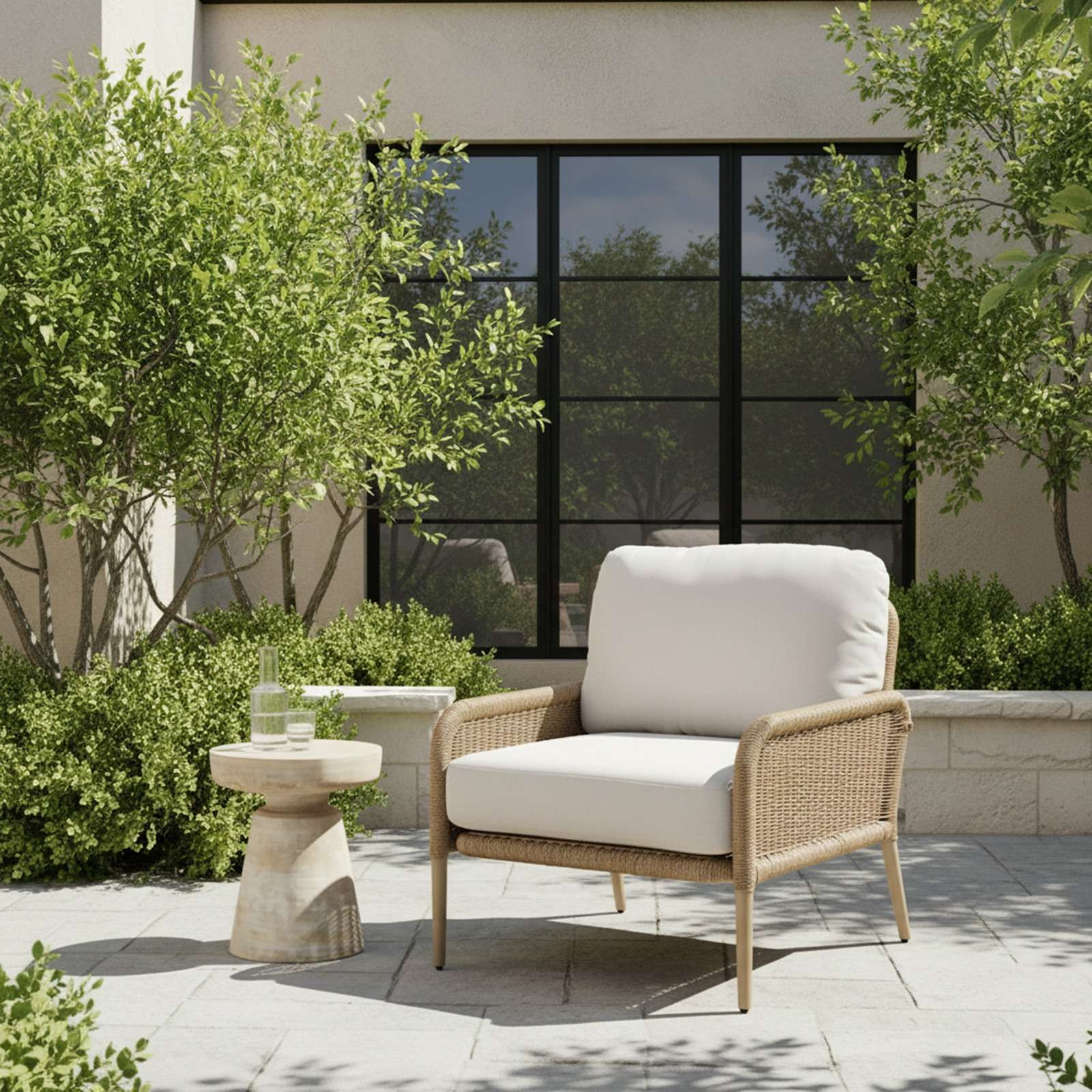 Morro Outdoor Chair With Sunbrella® Cushions | Real Flame