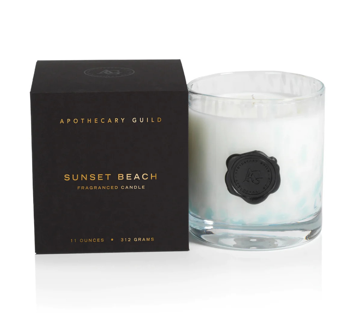 Sunset Beach Glass Candle | Megan Molten