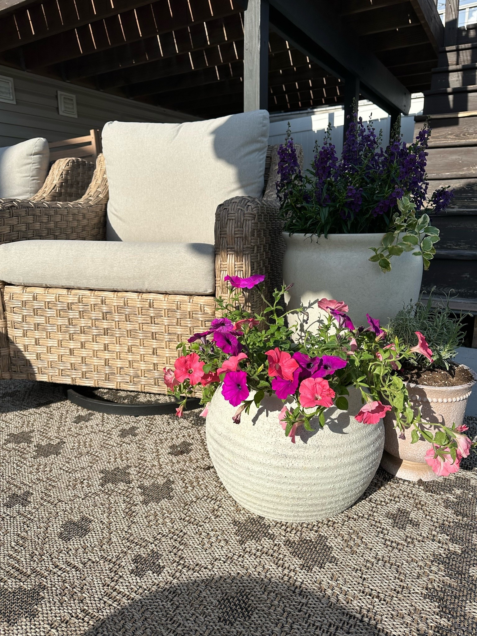 Better homes and gardens pots, ceramic planters, Chris loves Julia outdoor rug, patio furniture, patio rug, patio planters, affordable pots, Walmart pots and planters

#LTKSeasonal #LTKHome