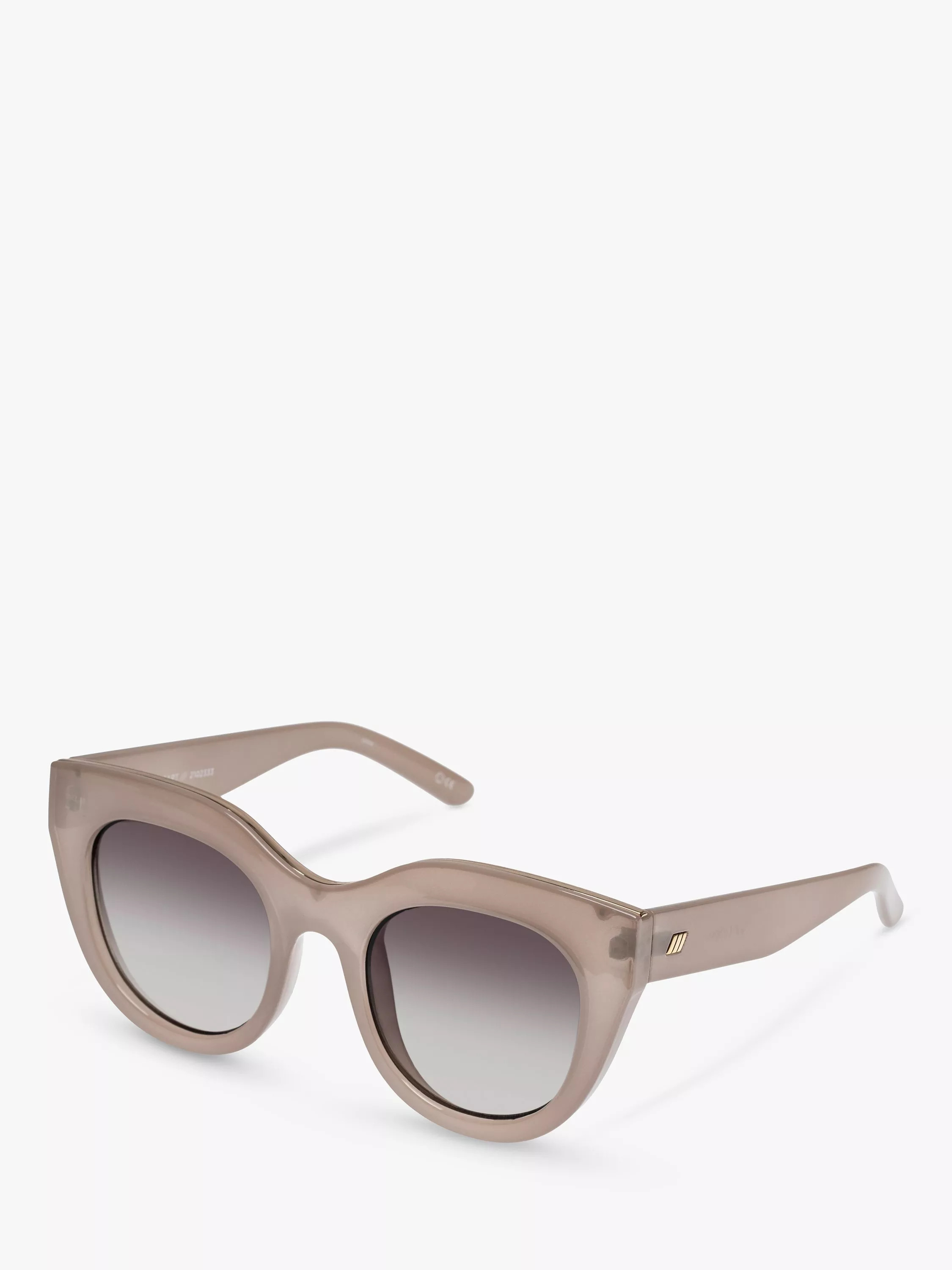 Le SpecsL5000158 Women's Airheart Cat's Eye Sunglasses, Beige/Grey Gradient | John Lewis (UK)