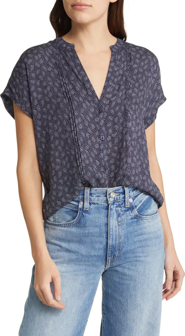 Allover Print Short Sleeve Top | Nordstrom
