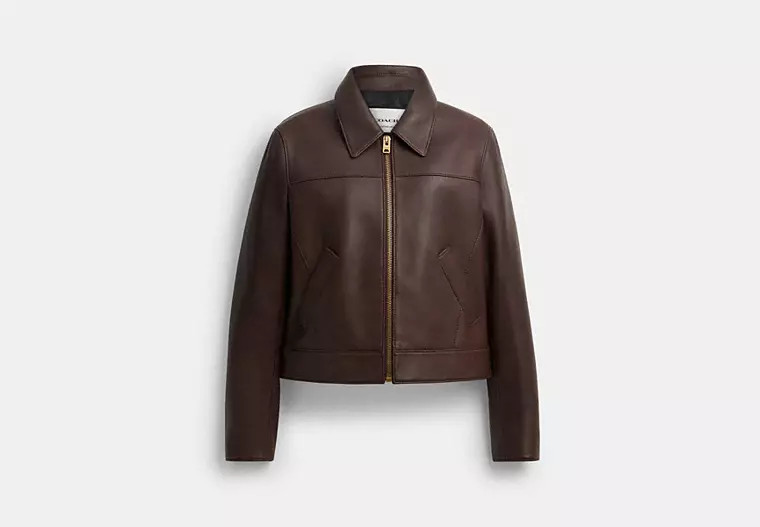 Leather Jacket | Coach (US)