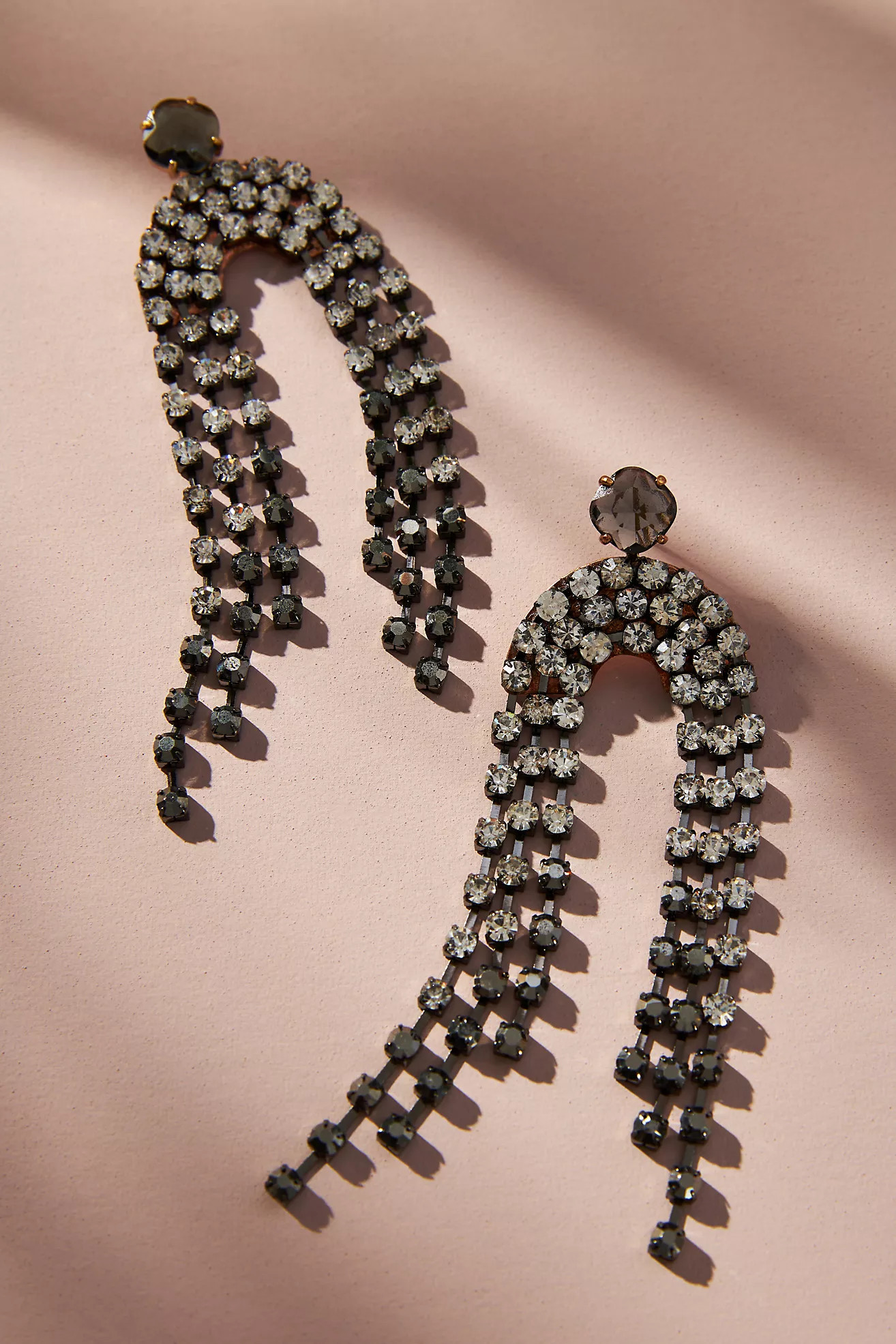 Rhinestone Drop Earrings | Anthropologie (US)