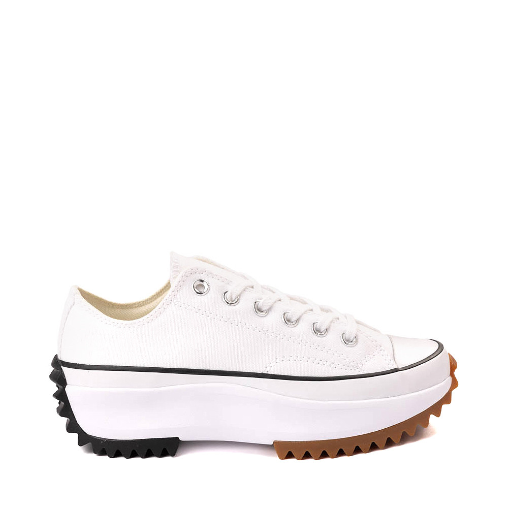 Converse Run Star Hike Lo Platform Sneaker - White / Black / Gum | Journeys