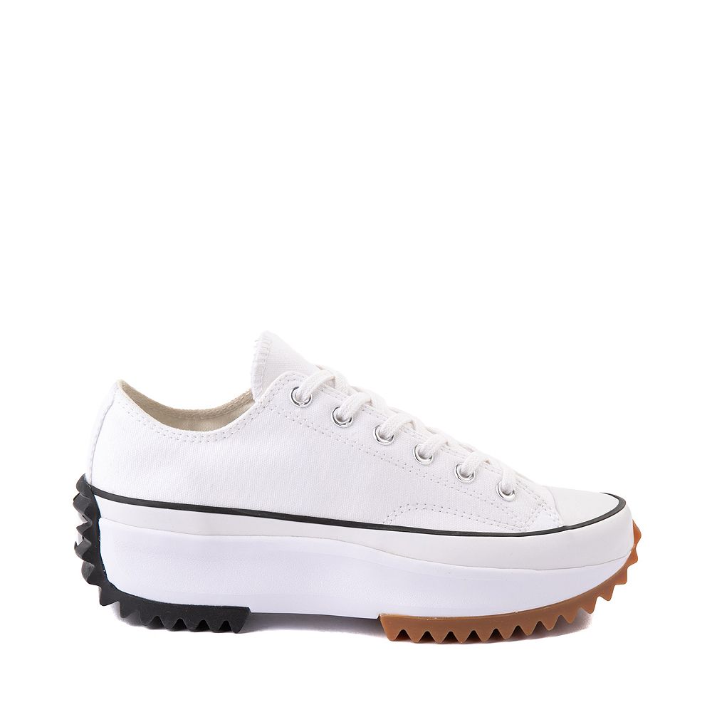 Converse Run Star Hike Lo Platform Sneaker - White / Black / Gum | Journeys