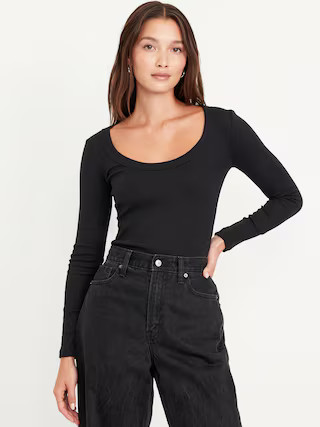 Snug Long-Sleeve T-Shirt | Old Navy (US)