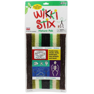 Wikki Stix Wikki Stix, Nature Colors, Pack of 48, Case of 3 | Target