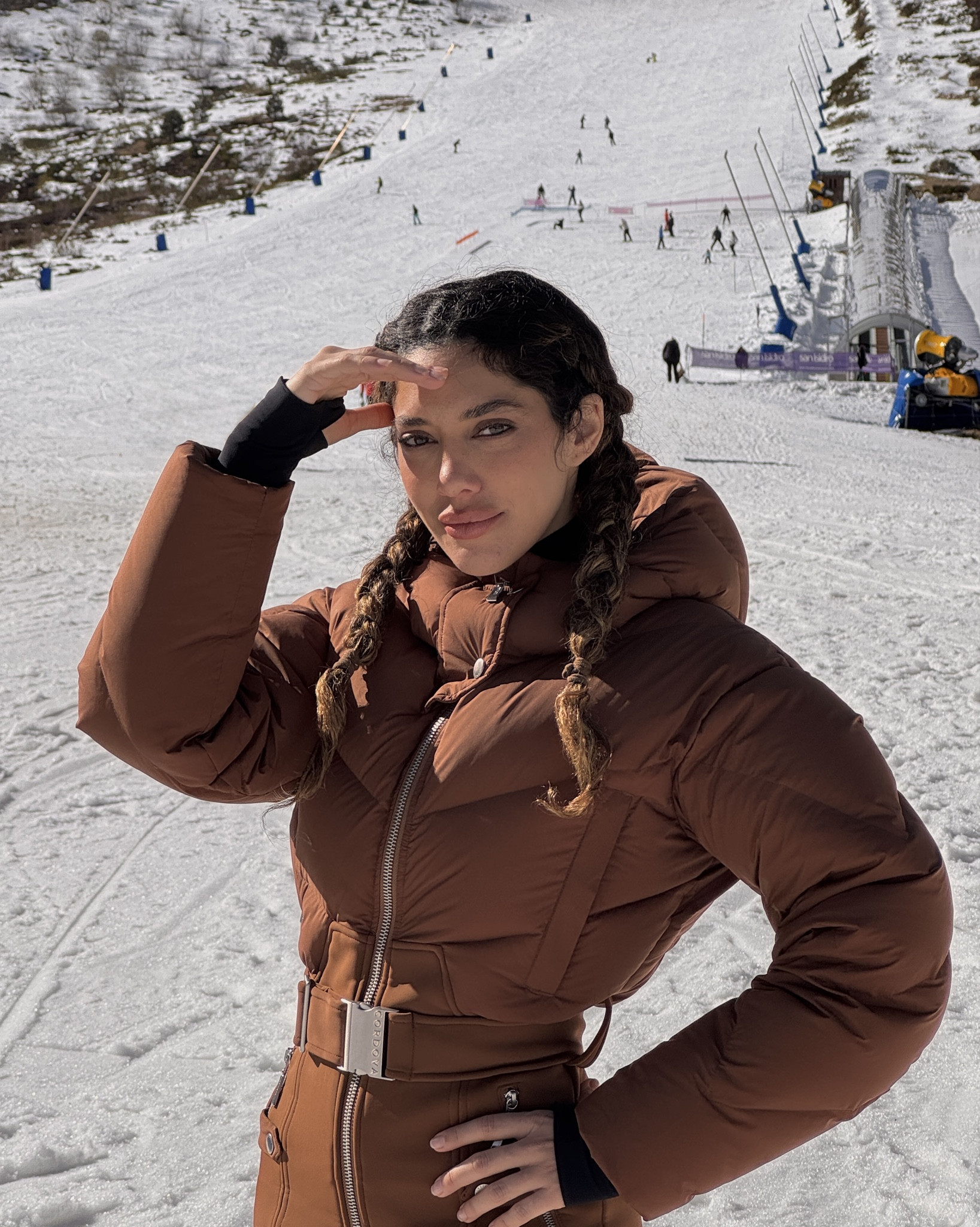 Crushed the red slopes today! #skilook 