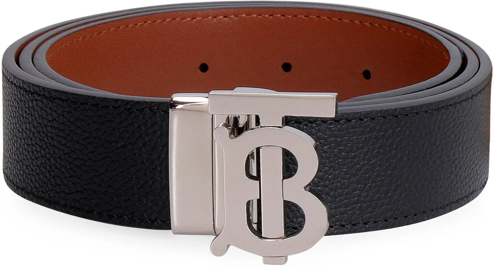 Burberry TB Monogram Buckle Reversible Belt | Cettire Global