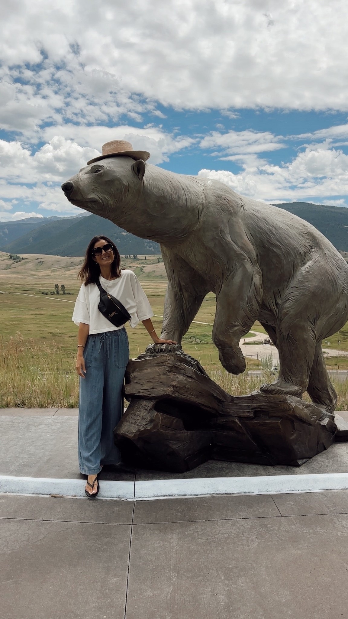 Museum day & sightseeing in Jackson Hole, Wyoming . These pants are extremely comfortable and flowy wearing the size XS tee ✨stylinbyaylin #aylin 

#LTKSeasonal #LTKStyleTip #LTKTravel