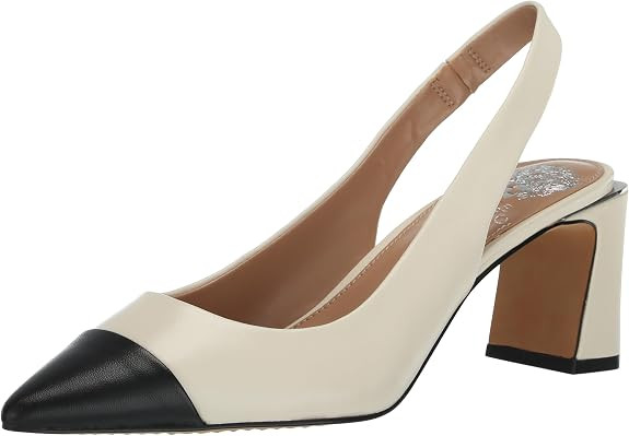 Vince Camuto Women's Hamden Cap Toe Slingback Pump | Amazon (US)