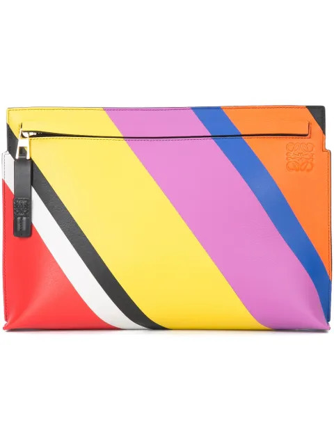 Loewe Große Clutch Mit Streifen | FarFetch DE
