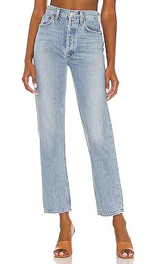 AGOLDE 90s Pinch Waist Jean in Soundwave from Revolve.com | Revolve Clothing (Global)