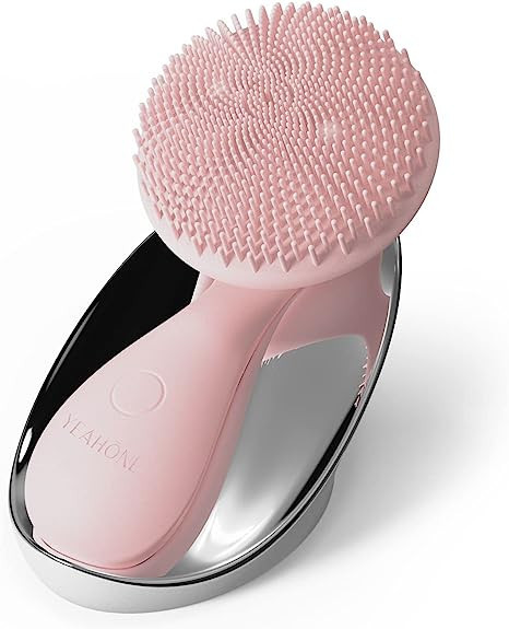 YEAHONE Facial Cleansing Brush,Electric Silicone Face Scrubber for Deep Cleaning and Exfoliating,... | Amazon (US)