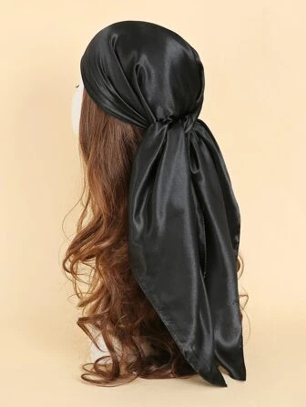 1pc Fashion women accessories Solid Minimalist Bandana | SHEIN