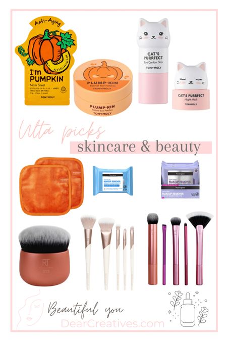 All these beauty items shown are on sale. Face masks, contour eye roll on, overnight beauty masks, the softest makeup remover cloths, makeup remover wipes, make up brushes & more! Find beauty, skincare & makeup & cosmetics up to 40% off. If you have the Ulta app scroll to the bottom & activate special points & savings offers. Check online too. Happy shopping 🛍️ beauty haul! See my last post for skincare favs! Get something for yourself or  for 🎁 beauty gifts. 

#LTKbeauty #LTKsalealert