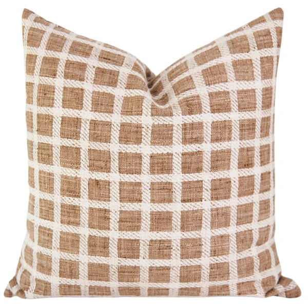 Ennis Pillow Cover | Laurel & Blush