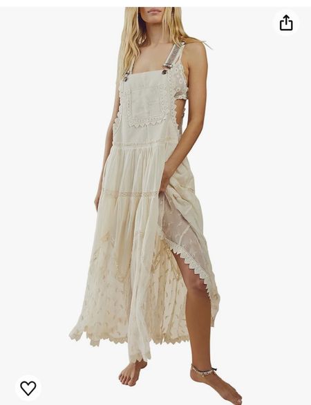 Free people look a like lace overall dress. How cute is this?! It comes in 3 different colors

#LTKWorkwear #LTKFindsUnder50 #LTKStyleTip